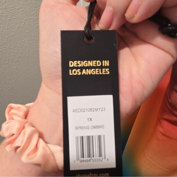 AFRM SPRING OMBRE MAXI DRESS SIZE 1X NWT - Picture 12 of 12